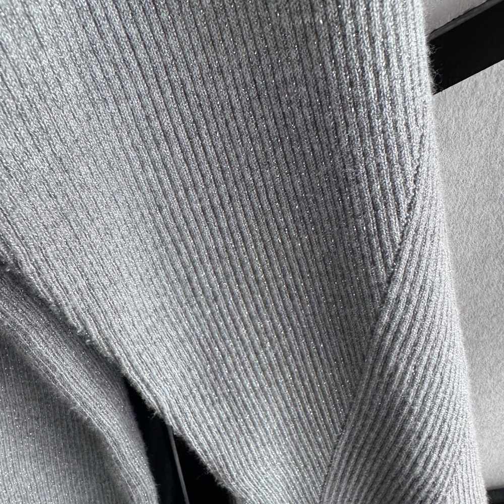 Nine West Silver Thread Pullover Sweater - image 4